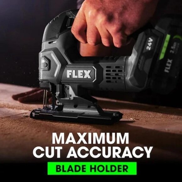 NEW FLEX 24-volt Brushless Variable Speed Keyless Cordless Jigsaw Bare Tool - Picture 6 of 11